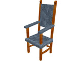 Antique Chair 3D Model preview