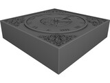 Antique Clock 3D Model preview