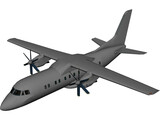 Antonov An-140 3D Model preview