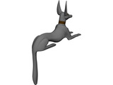 Anubis Statue 3D Model preview