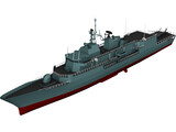 Anzag Class Frigate 3D Model preview