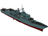 Anzag Class Frigate 3D Model