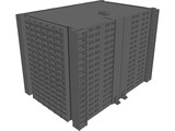 Apartment Tower Warsaw 3D Model preview