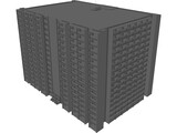 Apartment Tower Warsaw 3D Model