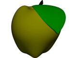 Apple 3D Model preview