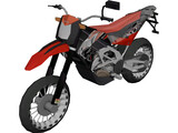 Aprilia SXV 450 3D Model preview