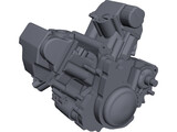 Aprilia SXV 550 Engine 3D Model preview