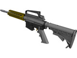 AR-15 Rifle 3D Model preview