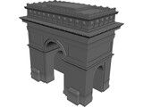 Arc of Triumf Paris 3D Model preview