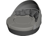 Arena Varaschin Sofa 3D Model preview