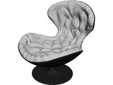 Arm Chair 3D Model preview