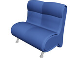 Arm Chair Blues 3D Model preview