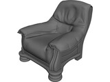 Arm Chair 3D Model preview