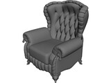 Armchair 3D Model preview
