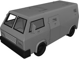 Armor Van 3D Model preview