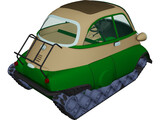 Armored Isetta 3D Model preview