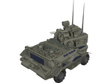 Armored Tank 3D Model preview