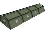 Army Tent 3D Model preview