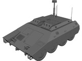 ARV Woodland Tank 3D Model preview