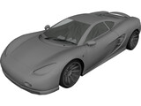Ascari KZ1 Spyder 3D Model preview