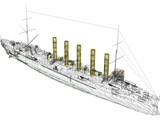 Askold Russian Cruiser (1900) 3D Model
