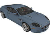 Aston Martin DB9 3D Model