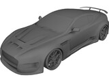 Aston Martin DB9 [Tuned] 3D Model preview