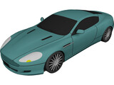 Aston Martin DB9 3D Model preview