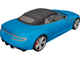 Aston Martin DBS Volante 3D Model preview