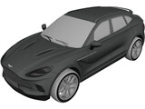 Aston Martin DBX (2020) 3D Model preview