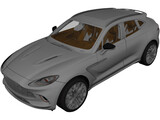 Aston Martin DBX (2020) 3D Model preview