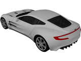 Aston Martin ONE-77 (2010) 3D Model