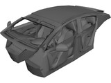 Aston Martin Rapide Interior (2010) 3D Model preview