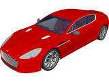Aston Martin Rapide S (2013) 3D Model preview