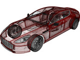 Aston Martin Rapide S (2013) 3D Model