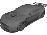 Aston Martin V8 3D Model preview