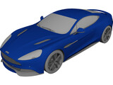 Aston Martin Vanquish (2013) 3D Model preview