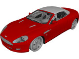 Aston Martin Vanquish Cabrio 3D Model preview