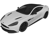 Aston Martin Vanquish S (2013) 3D Model preview