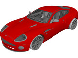 Aston Martin Vanquish 3D Model preview