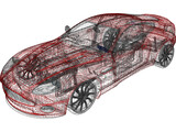 Aston Martin Vanquish 3D Model