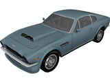 Aston Martin Vantage V8 (1977) 3D Model preview