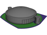Astrodome Houston 3D Model preview