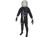Astronaut Mercury Project 3D Model