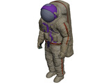 Astronaut Suit 3D Model preview