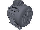 Asynchronous Electric AC Motor 3D Model