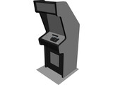Atari Lunar Lander Arcade Game 3D Model preview