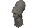 Athena Head 3D Model preview