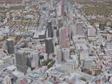 Atlanta City, GA, USA (2019) 3D Model preview