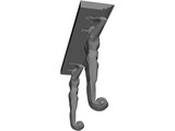 Atlantid Fireplace Supports 3D Model